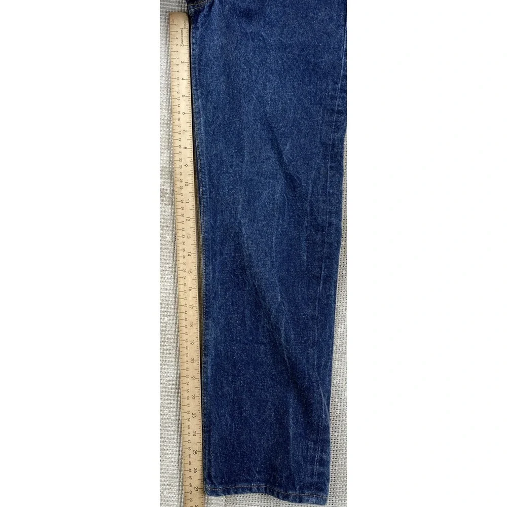 Vintage Levi's 501 Fuzzy Blue Denim‎ Jeans USA 80's 29x30 (Actual 27x27)